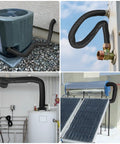 Three Layer AC Pipe Insulation Cover With Flexible Split Foam Wrap Sleeve For Central AC And Mini Split Lines, Built Tough 72 By 10.2 Inch in various installations