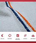 Heavy Duty White Terry Cloth Rags 16x19 Inches Bulk Box of 22 Reusable Cotton Cleaning Towels, textured surface, close-up view
