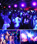 2 Pack 36W LED Black Light Bulbs E26 PAR38 Glow In The Dark UV 395nm for vibrant club party atmosphere lighting