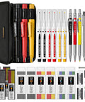 Job Site Ready And No Nonsense Carpentry Marking Kit Featuring A Kick-Ass Tool Bundle With Color Coded Refills, markers and pencils.