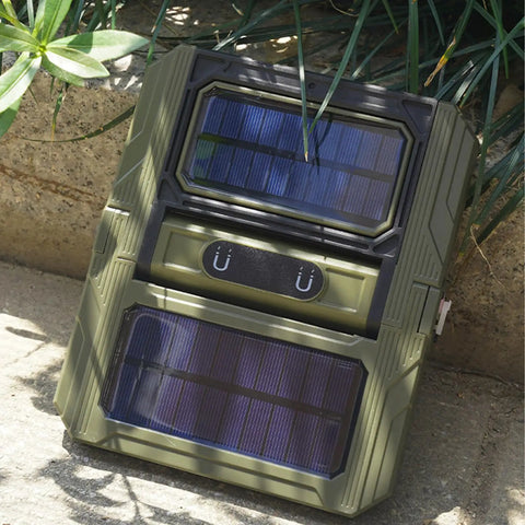 Solar panel of Take Anywhere Portable Telescopic Camping Light With Adjustable Stand And Built In Power Supply For Emergencies