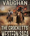 Cover of Western Saga Two A Classic Western Collection By Vaughan with cowboys on horses in front of burning building