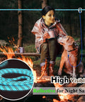 Go To Reflective Dog Tie Out Cable 50Ft For Camping And Backyard Built Tough Runner Trolley System For Dogs Up To 300 Lbs in use by campfire