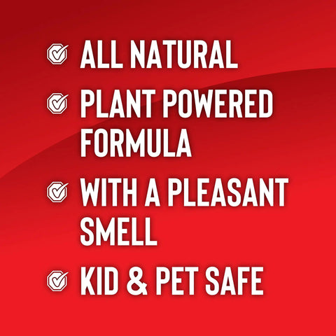 Moose Elk And Deer Repellent Spray For Gardens And Lawns, 30 Day Weatherproof Protection text on red background