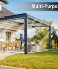 Six By Ten Foot Clear Waterproof Tarp With 11.8 Mil PVC Heavy Duty Tear Resistant Cover With Galvanized Grommets on outdoor pavilion