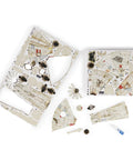 Millennium Falcon 3D Model Kit For Star Wars Fans And Collectors, punch-out pieces on sheets with glue included