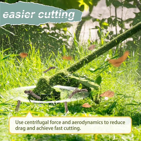 Image showing the 10 Pack AF100 Replacement Spool Line For Black Decker 0.065 Inch 30 Ft Autofeed Weed Eater Spool Refills in use.