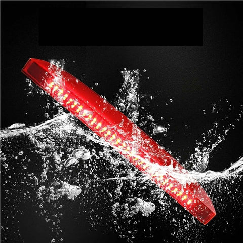 Renault Clio High Level 3rd Brake Light LED Stop Lamp Smoke Lens in water, showing red LED light, for Mk III 2005-Up and Clio II