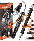 Magnetic Pickup Tool And 6 In 1 Multitool Pen With Touch Screen Stylus Ruler Bubble Level Flathead And Phillips Screwdrivers Ballpoint Pen 2 Pack