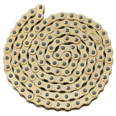 Gold 428 Drive Chain With 116 Links and Chain Breaker Tool for 110Cc to 125Cc Dirt Bikes ATVs Go Karts and 4 Wheelers beefed up