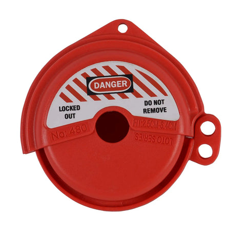 Rotating Gate Valve Lockout For 2 To 5 Inch Valve Handles ABS Safety Lockout Device Prevents Handwheel Rotation