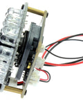 Close-up of 1.0 Megapixel 720p USB Camera with IR Cut and IR LED for day night surveillance and 3.6mm lens, showing circuit board and wires