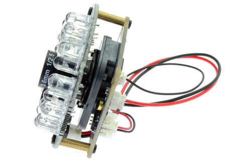 Close-up of 1.0 Megapixel 720p USB Camera with IR Cut and IR LED for day night surveillance and 3.6mm lens, showing circuit board and wires