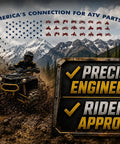 Heavy Duty Rear Wheel Bearing And Seal Kit For Atv Side X Side Utv Off Road Quads Ride Hard Dirt Trails No Sweat Knockout Quality Mud Ready Axle Components For Weekend Warriors in action on rugged terrain.