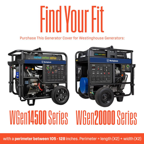 WGenTent XL Generator Running Cover For Large Open Frame Generators Keeps WGen20000 And WGen14500 Series Safe Find Your Fit