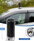 Dual Band Ham Radio Antenna VHF 136-174 MHz UHF 400-470 MHz Low Profile PL259 male connector on car roof