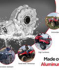 Rear Differential Final Gear Box Assembly for Honda FourTrax 300 TRX300 TRX300FW 2x4 4x4 ATV 1988-2000 in water showing anti-rust aluminum.