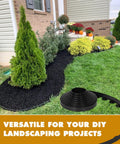 2 Inch 100 Ft Landscape Edging Kit With 150 Anchoring Spikes And 5 Connectors for DIY garden border around flower bed
