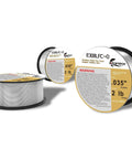 Gasless Flux Cored Welding Wire For Stainless Steel E308LFC-O 0.035 In Diameter, 2 Lb Spool, Silver Color, No Gas Needed, DCEP Ready