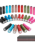 30 Pack Mini Flashlight Set With Aluminum LED Handheld Torches And Lanyards Assorted Colors 90 AAA Batteries Included Display