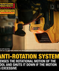 20V Max XR Brushless Cordless One Half Inch Drill Driver Tool Only With Anti Rotation System in use