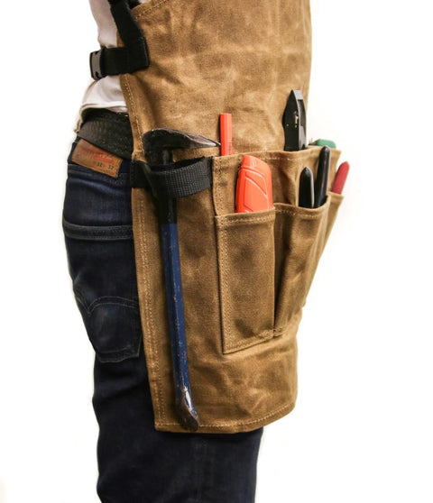 Heavy Duty Work Apron With Dedicated Tool Pockets For Easy Access, Ergonomic Design For All Day Comfort, Rugged Construction For Pros And DIYers