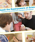 Adults and kids playing Periodic Table Card Game For Kids 8 To 12 That Totally Makes Chemistry Fun And Easy STEM Hands On Learning Toy