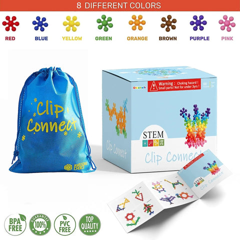 100 Piece Interlocking Building Blocks Set for Preschool Kids and Beginners STEM Toy That Is Kid Friendly and Super Durable Promoting Fine Motor Skills Sensory Development and Creative Thinking Through Hands On Construction Play, 8 colors
