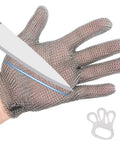 Cut Resistant Tough As Nails Stainless Steel Chainmail Glove For Meat Cutting Oyster Shucking And Fish Slicing Food Grade 316