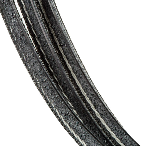 Top Shelf K690 Drill Press Drive Belt Heavy Duty Rubber Replacement Motor Belt close-up showing textured surface and durability.
