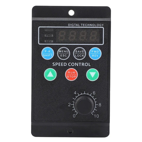 Accurate 4A Variable Frequency Drive Controller VFD with digital display and control buttons for motor speed control inverter