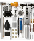 All In One Watch Repair Kit With Battery Replacement Tools, Link Removal Kit, Dust Blower, Back Case Remover, Non Slip Tool