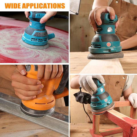DIY Friendly 6 Inch Sanding Discs Set With 100 Pack Assorted Grit From 320 To 10000 Waterproof Hook And Loop Silicon Carbide Sandpaper For Wet And Dry Sanding Grinder Polishing Heavy Duty Use in use on different surfaces