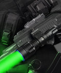 UC20 Green Hunting Light Flashlight Kit With 2000 Lumens And 1586 Yard Reach Green LED Weapon Light Picatinny Mount