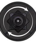 24 Inch Recliner Swivel Base Conversion Kit For Chairs With Round Ring And 10 Inch Square Rotating Plate With Ball Bearings And EVA Mat, top view