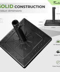 24 Lb Prefilled Umbrella Base For 15 Inch Square Patio Umbrellas, black stand with adjustable pole fit, solid construction.