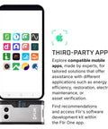 Dope Thermal Imaging Camera For iPhone 15 And Newer With USB C 240x180 Upscaled Infrared From 80x60 Native MSX Fusion attached