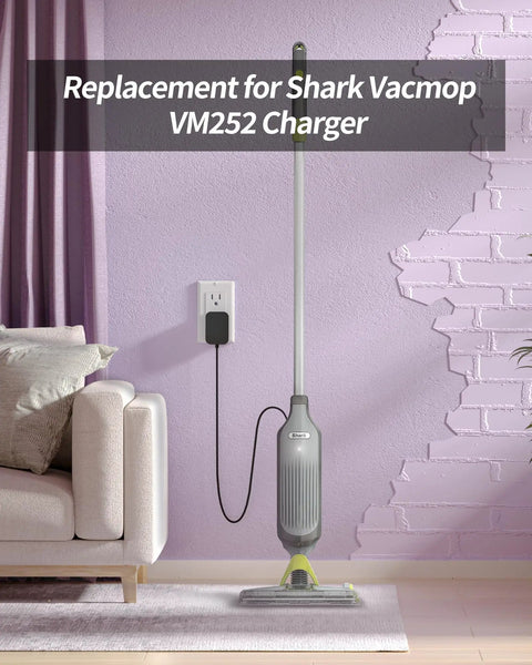 Shark VM252 VM252C QM250 VACMOP Pro Magnetic Charger Replacement for Cordless Hard Floor Vacuum Mop on wall socket