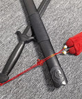 Tai Chi Sword Training Katana Style Practice Sword, 99cm High Elastic Polypropylene Blade with scabbard and red tassel
