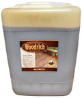 Wiping Wood Stain for Decks and Fences 5 Gallon Amaretto in container designed for easy application on exotic hardwoods.