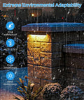 8 Pack 7 Inch LED Hardscape Lighting Kit Dope Outdoor Step Lights For Pavers And Retaining Walls IP68 Waterproof