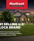 House with Kwikset Signature Series banner and #1 Selling U.S. Lock Brand slogan