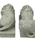 Rear view of Vatican Lions Statue Replica For Home Decor And Spiritual Collectors, Guardian Lions From St. Peter's Basilica