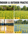 DIY Drone Obstacle Course Kit For RC FPV Racing Drones, Indoor Outdoor Practice Arena, setup in various locations