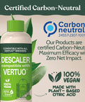 Nespresso Vertuo Cleaning And Descaling Kit For Eco Friendly Maintenance Includes Descaling Solution Bottle No Fuss Six Cleaning Tablets Reusable Pod Carbon Neutral Vertuoline Care Six Month Supply, vegan descaler bottle with green lid