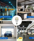 Ultra Bright 9000 Lumen LED A21 Bulb 60W Equiv 600W Incandescent E26 Base Wide 270 Degree Beam 5000K Daylight Non Dimmable