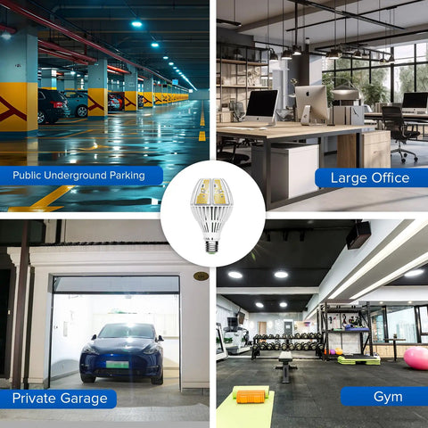 Ultra Bright 9000 Lumen LED A21 Bulb 60W Equiv 600W Incandescent E26 Base Wide 270 Degree Beam 5000K Daylight Non Dimmable