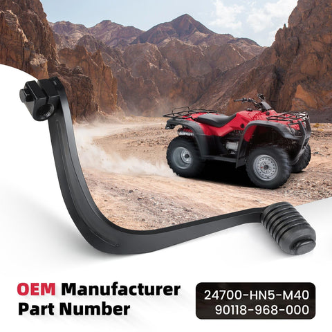 Honda Rancher 350 Foot Shift Lever Beefed Up 2X4 4X4 TRX350 TM FM 2004 2006 Not For FE TE Durable Aluminum Gear Shift Arm For Smooth Shifts Engineered For Precise Shifts OEM Replacement Bolt Included