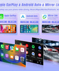 Display interface of 10 Inch Touch Screen Car Stereo for Toyota Camry 2012 2013 2014 with wireless CarPlay and Android Auto.