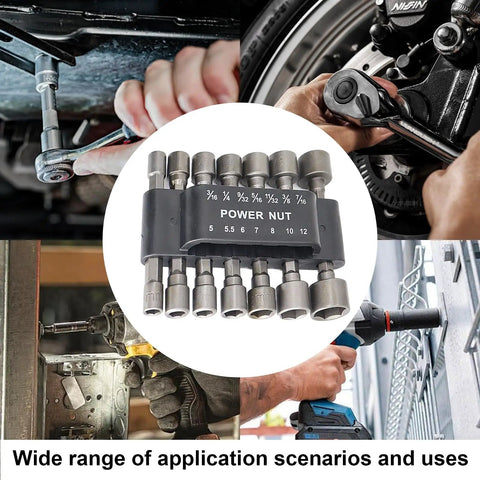 Hex Socket Driver Bit Set For Power Drills And Electric Screwdrivers Multi Size One Quarter Hex Bits For DIY Home Repair Universal Tool Set Built To Last With Durable Steel Construction Magnetic Tips And Quick Change Shanks